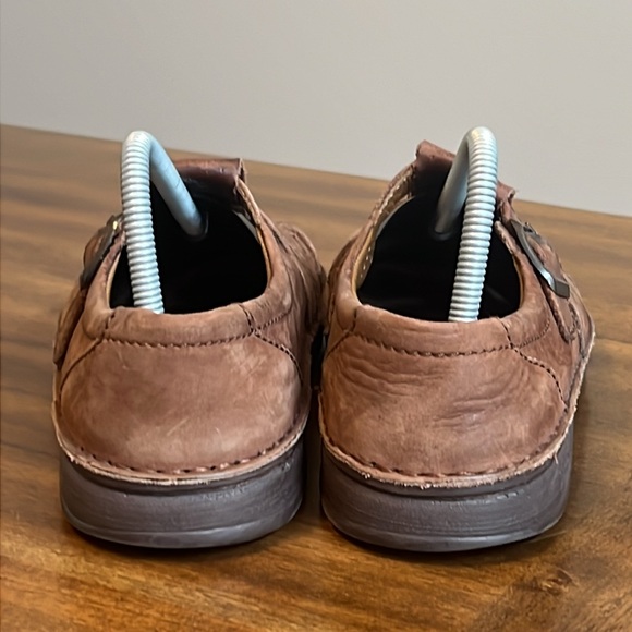 Birkenstock Women’s Brown Leather Madeira Fisherman Closed Toe Sandals Size 8 - Picture 6 of 14